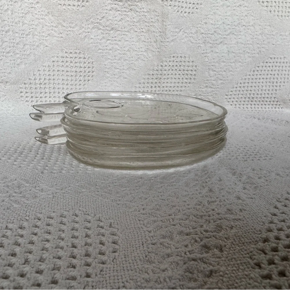 Vintage Hazel Atlas Apple Blossom Snack Plates